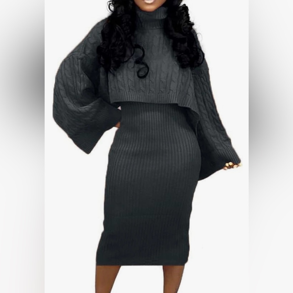 Xl Lbd with cropped sweater